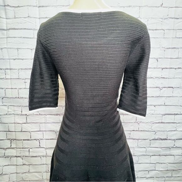 IVANKA TRUMP Ribbed Knit Fit and Flare dress - Picture 5 of 9